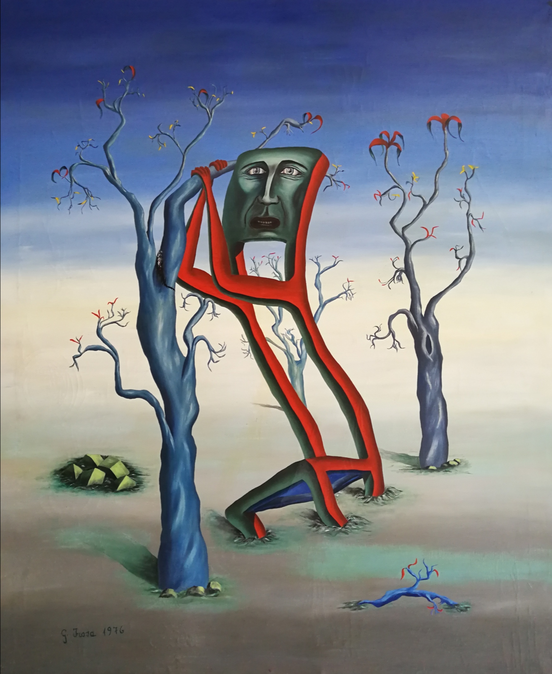 "Aggrappato al ramo della speranza"