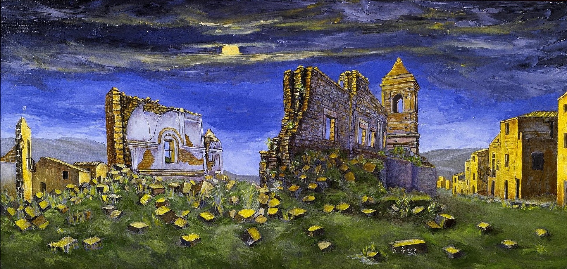 "Crepuscolo sui ruderi"