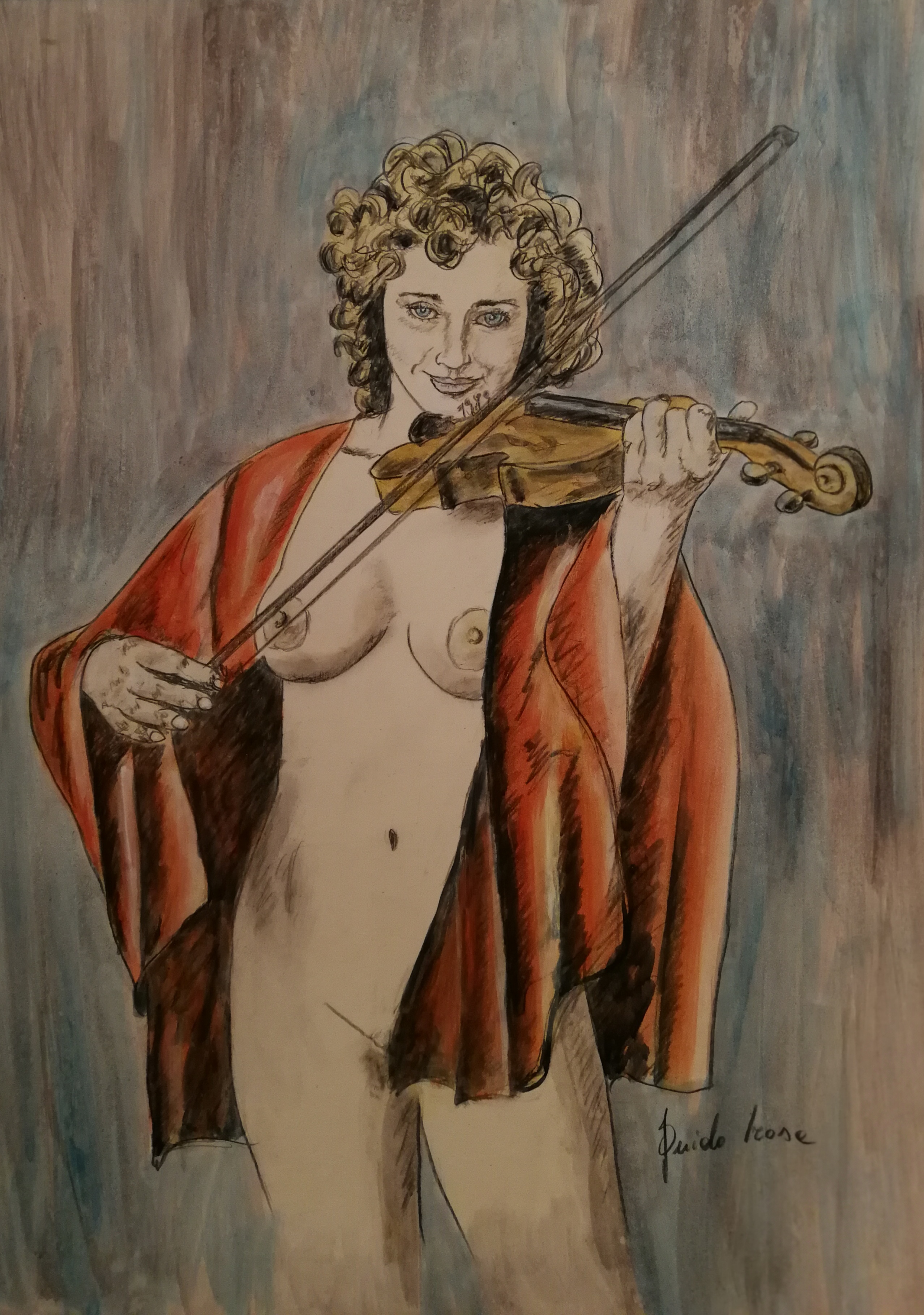 "Suonatrice di violino"